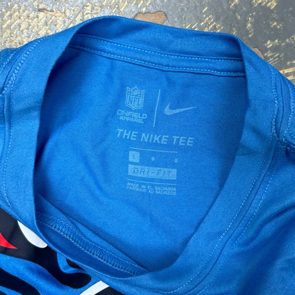 Nike Tennessee Titans Logo Shirt NS23-4AI Large NFL Football Blue Oilers - Picture 4 of 8